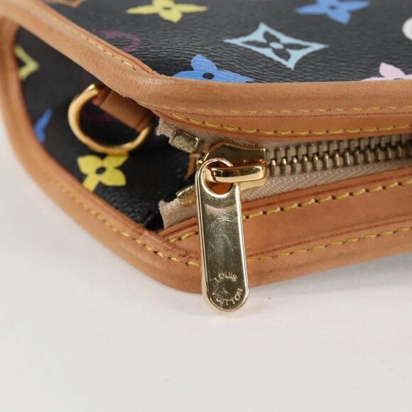 LOUIS VUITTON Monogram Multicolor Shirley Shoulder Bag Black M40050 Auth 121182V - Picture 8 of 15